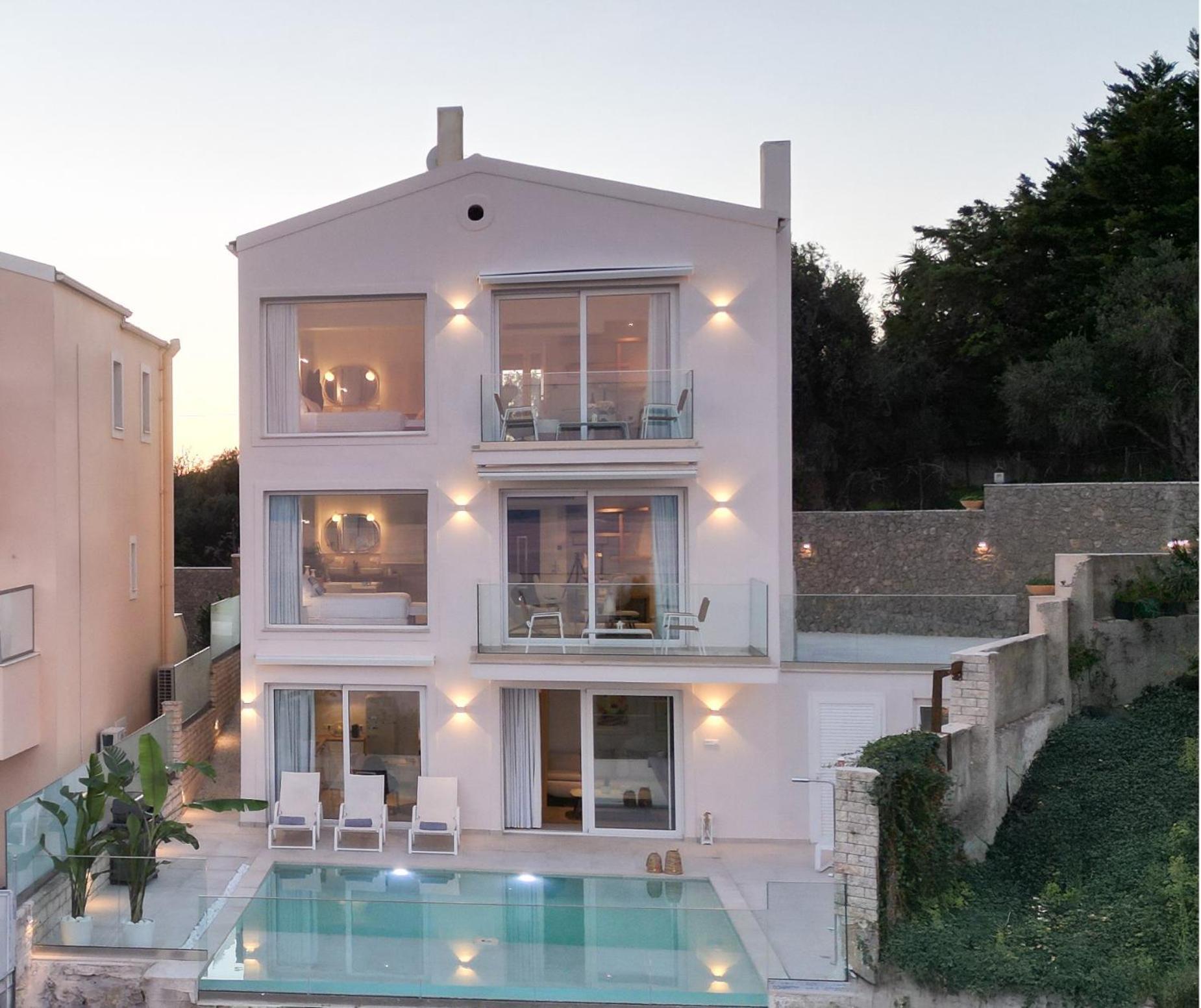Achillion Luxury Corfu Villa & Suites Perama  Eksteriør bilde