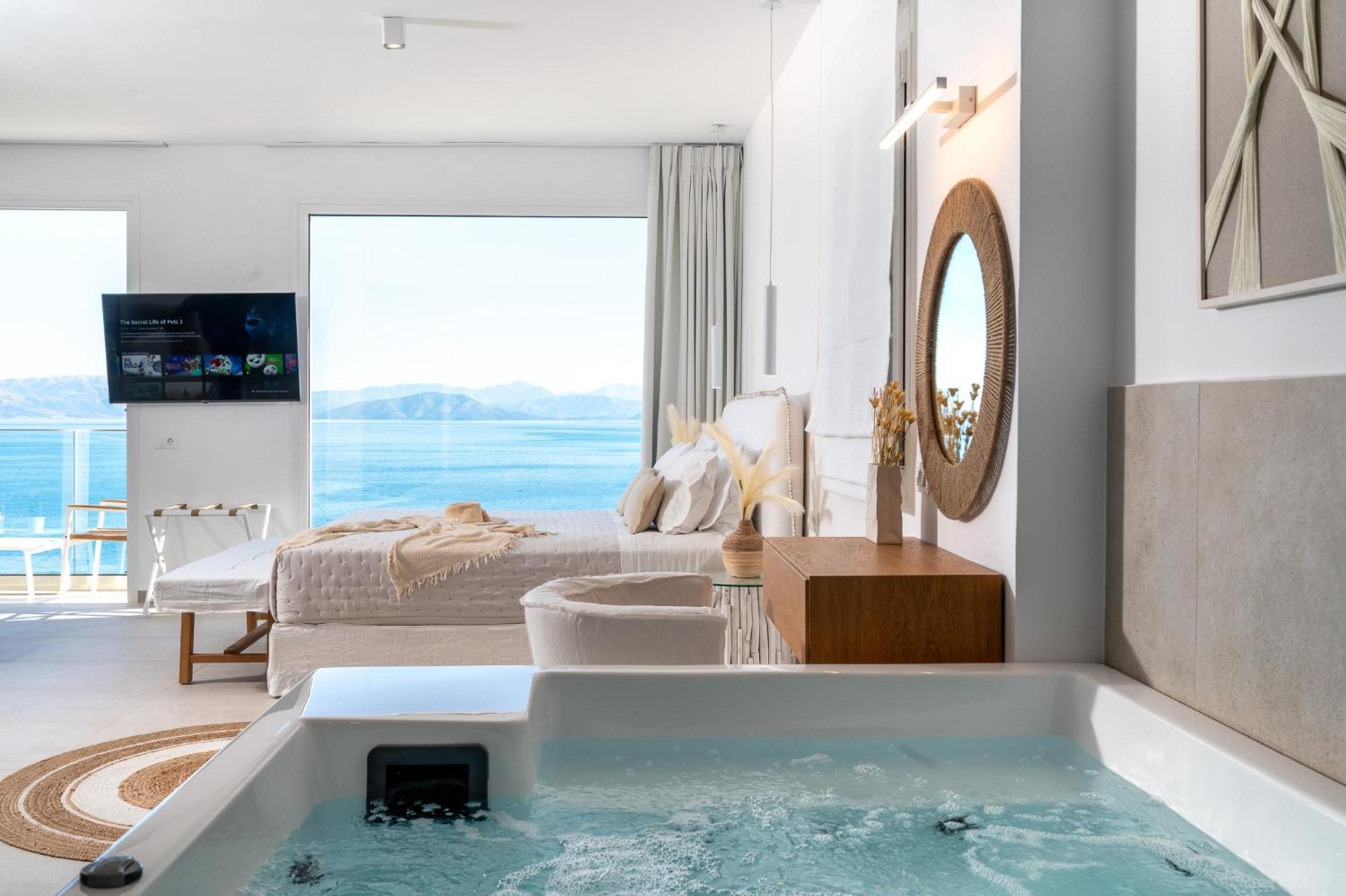 Achillion Luxury Corfu Villa & Suites Perama  Eksteriør bilde