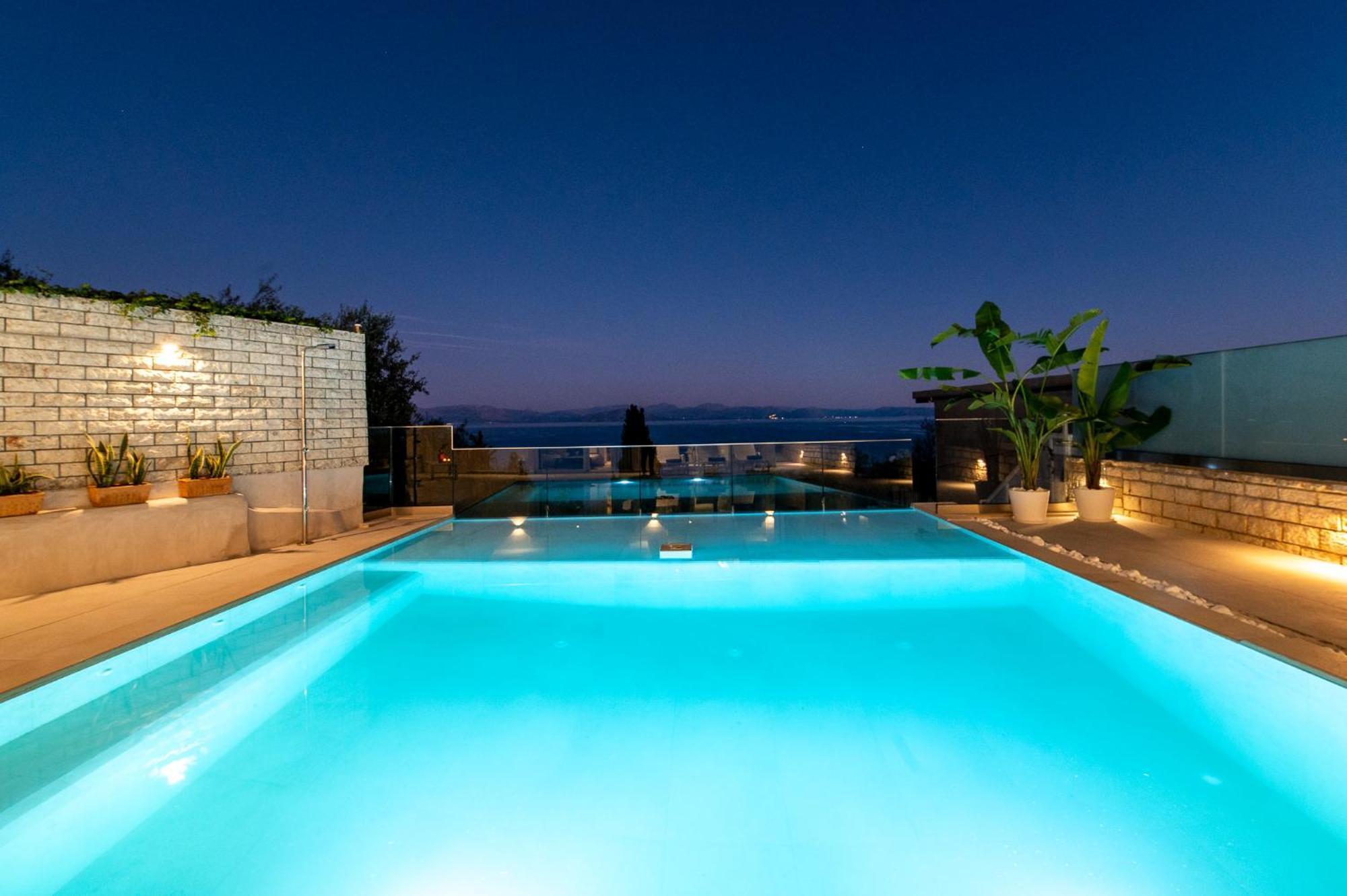Achillion Luxury Corfu Villa & Suites Perama  Eksteriør bilde