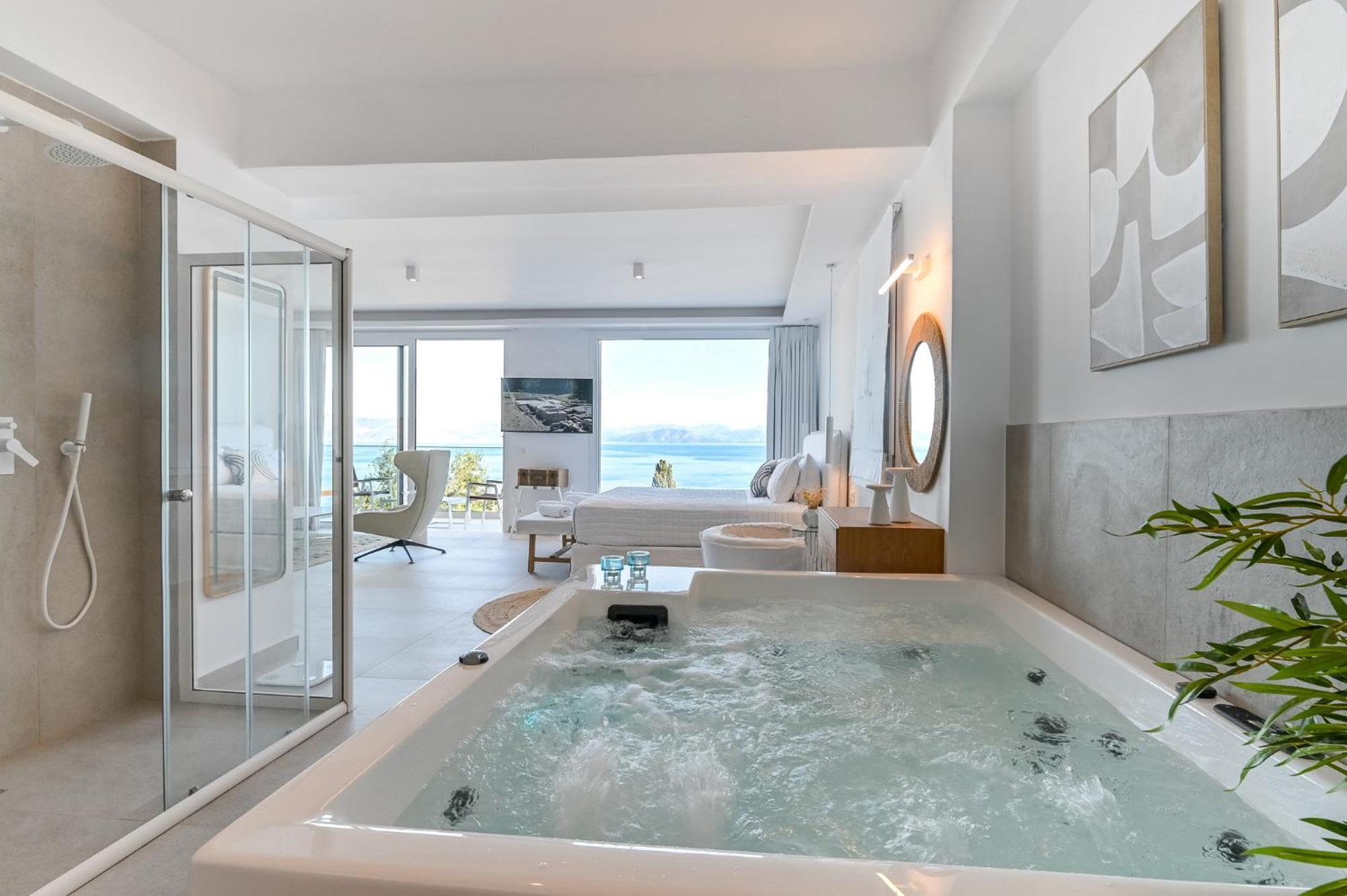 Achillion Luxury Corfu Villa & Suites Perama  Eksteriør bilde